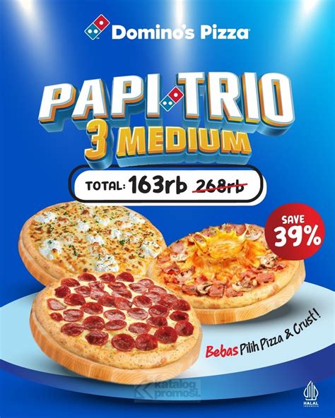 papi trio domino pizza menawarkan gembira promo VP dengan 89 pilihan akses mudah image 1